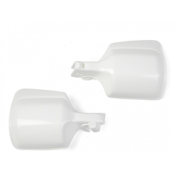 Par De Protetor Mão Manete Branco Moto Honda Xr 200 Nx 150 200 Branca Modelo Original