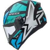 Capacete Moto Fechado Peels Spike Ls Star 2 St Preto Verde Esportivo Masculino Feminino