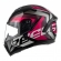 Capacete Moto Feminino Peels Spike Ls Gtx 2 Preto Brilho Rosa Lançamento C/ Selo Inmetro