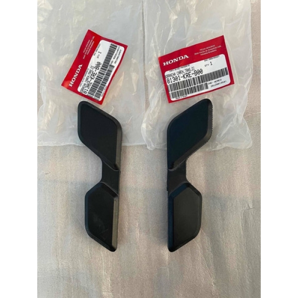 Par De Capa Borracha Bagageiro Nxr Bros 150 160  Xre 190 Xre 300 Até 2018 Original Honda