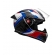 Capacete Moto Fechado Bieffe b12 B-12 Evolve Bmw Branco Azul Vermelho Esportivo C/ Aerofólio Lançamento
