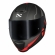 Capacete Moto Fechado Norisk Razor Full Preto Fosco Vermelho Masculino Feminino Esportivo Lançamento