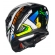 Capacete Moto Norisk Strada 2 Xdron Reptel C/ Aerofólio e Óculos Sol Interno Masculino Feminino