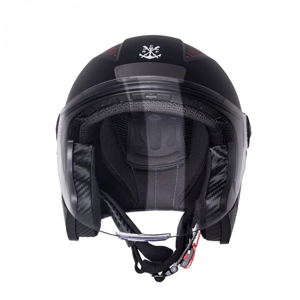 Capacete Moto Aberto Joy 23 San Marino Street By Taurus Flamengo Maior Do Mundo Oficial Lançamento - Preto