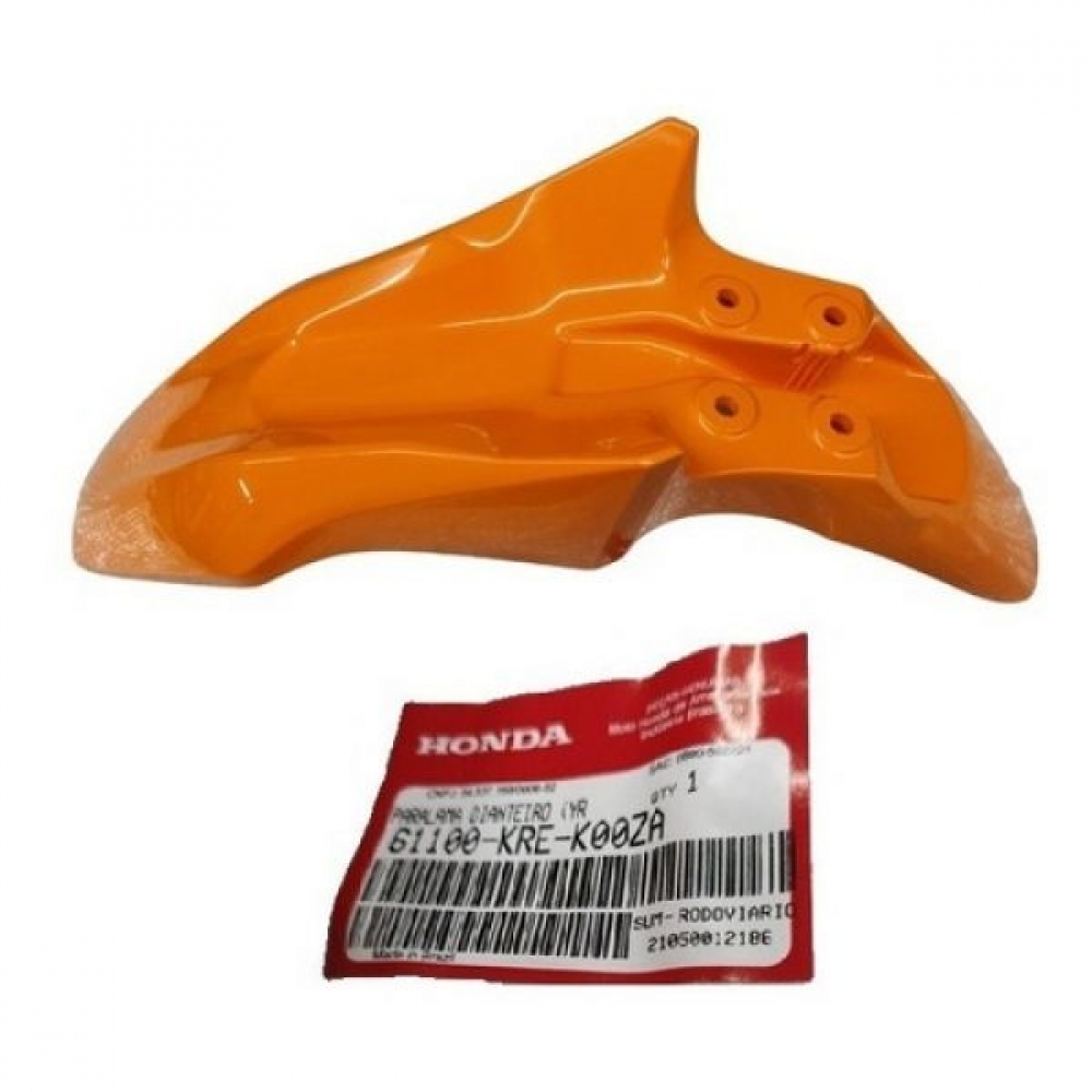 Paralama Dianteiro Moto Nxr Bros 160 Laranja Canoa 2018 2019 Original Honda 61100KREK00ZA