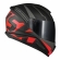 Capacete Moto Fechado Norisk Razor Full Preto Fosco Vermelho Masculino Feminino Esportivo Lançamento