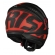 Capacete Moto Fechado Norisk Razor Full Preto Fosco Vermelho Masculino Feminino Esportivo Lançamento
