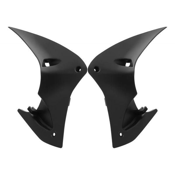 Complemento Da Aba Do Tanque Moto Titan 150 2014 2015 Preta Mod Original Preto Injetado Pro Tork