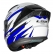 Capacete Moto LS2 FF810 Vigo Shift Flight Azul Branco C/ Aerofólio Masculino Feminino Lançamento