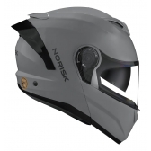 Capacete Moto Robocop Articulado Norisk Force 2 Nardo Grey Escamoteável C/ Óculos E Selo Inmetro