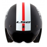 Capacete Aberto Ls2 Of599 Spitfire Inky Custom Vintage Retro Harley C/ Óculos Masculino Feminino
