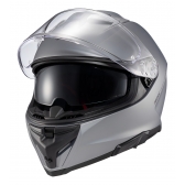 Capacete Moto Texx Kaiman Solid Fosco C/ Óculos Sol Interno E Narigueira Lançamento - Cinza Fosco