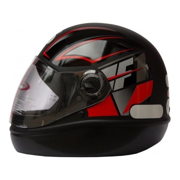 Capacete Moto Taurus San Marino Formula 1R Neo Preto Fosco Vermelho Masculino Feminino Lançamento - Preto