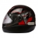 Capacete Moto Taurus San Marino Formula 1R Neo Preto Fosco Vermelho Masculino Feminino Lançamento - Preto