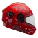 Capacete Moto Infantil Criança Fly Young Live Azul Preto Vermelho C/ Selo Inmetro Masculino Feminino - Vermelho