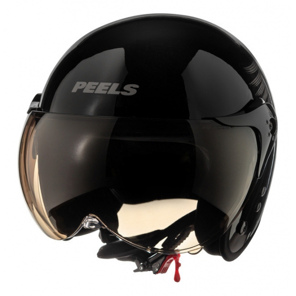 Capacete Moto Custom Peels Mirage F21 F-21 Sword Caveira Aviador C/ 2 Viseiras Queixeira Removível