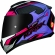 Capacete Esportivo Moto Norisk Razor Speedmax Preto Roxo Rosa Fechado Masculino Feminino