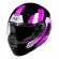 Capacete Moto Feminino Fly F-9 F9 Match Preto Roxo C/ Selo Inmetro Lançamento