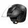 Capacete Moto Aberto Ls2 Of616 S Airflow II Black Preto Fosco C/ Aerofólio Masculino Feminino