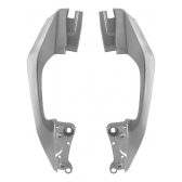 Par De Alça Lateral Garupa Traseira Moto Nxr Bros 160 2015 16 17 18 20 21 22 2023 Prata Accurate