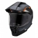 Capacete Moto Big Trail Bieffe B-Trail Delux Cross Preto Cinza Dark Fosco C/ Óculos Sol