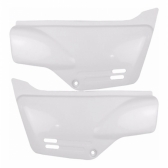 Par De Tampa Lateral Honda Xlr 125 1997 1998 1999 2000 2001 2002 Carenagem Branca Modelo Original