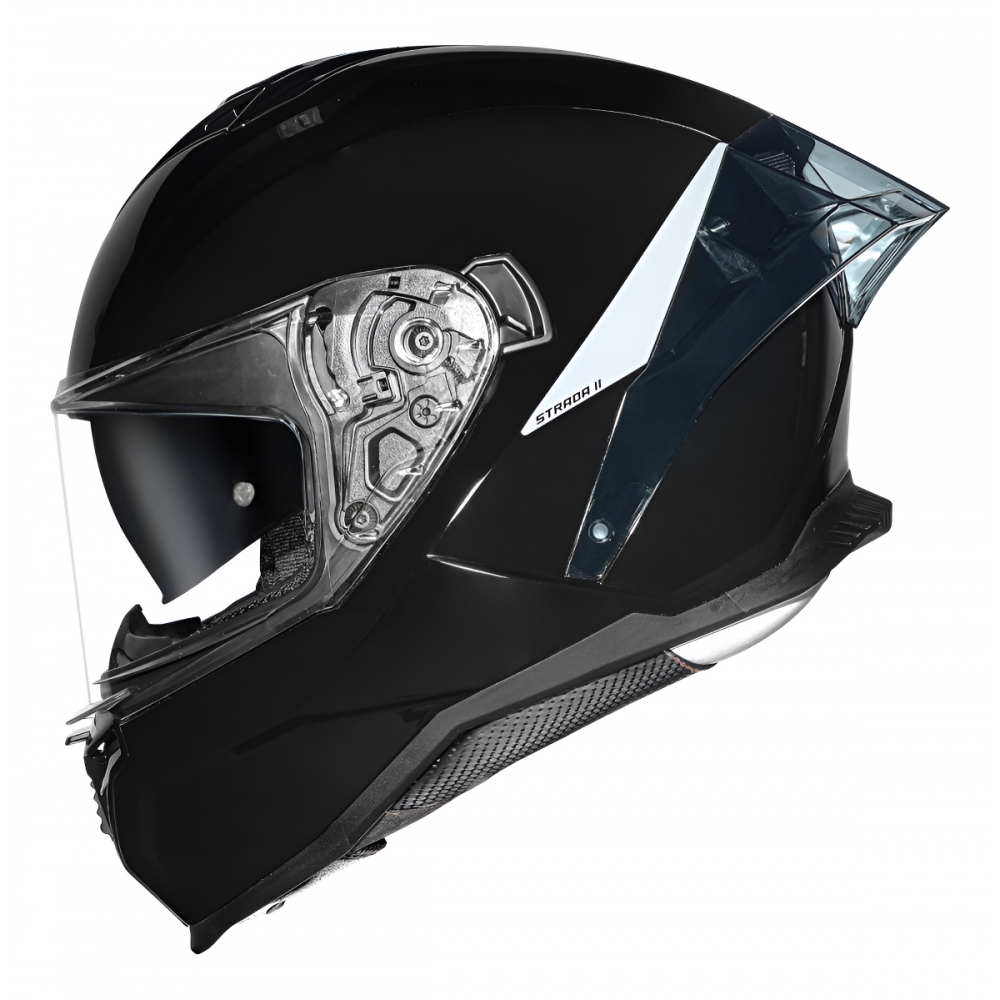 Capacete Moto Norisk Strada 2 Evoque St Monocolor Preto C/ Óculos Interno Masculino Feminino