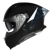 Capacete Moto Norisk Strada 2 Evoque St Monocolor Preto C/ Óculos Interno Masculino Feminino