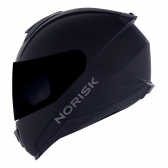 Capacete Moto Norisk Razor Monocolor Solid Esportivo Preto Masculino Feminino C/ Selo Inmetro