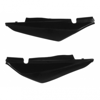 Par De Carenagem Tampa Lateral Superior Moto Nxr Bros 125 150 2003 2004 2005 2006 2007 2008 Preta
