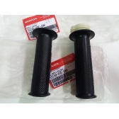 Par De Manopla Punho Moto Nxr Bros 160 Xre 190 C/ Roldana do Acelerador Original Honda