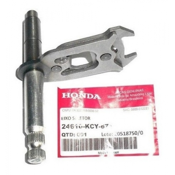 Eixo Seletor Do Pedal Cambio Marcha Moto Nx 400 Falcon 400i Original Honda 24610KCY671