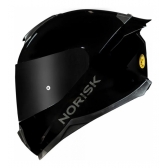 Capacete Norisk Razor Black Edition Preto Brilho C/ Aerofólio + Viseira Fumê Masculino Feminino
