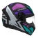 Capacete Moto Feminino Peels Spike 1St Ls Star 2 Estrela Roxo Rosa C/ Selo Inmetro Lançamento