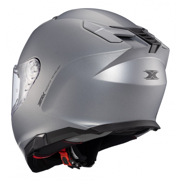 Capacete Moto Texx Kaiman Solid Fosco C/ Óculos Sol Interno E Narigueira Lançamento - Cinza Fosco