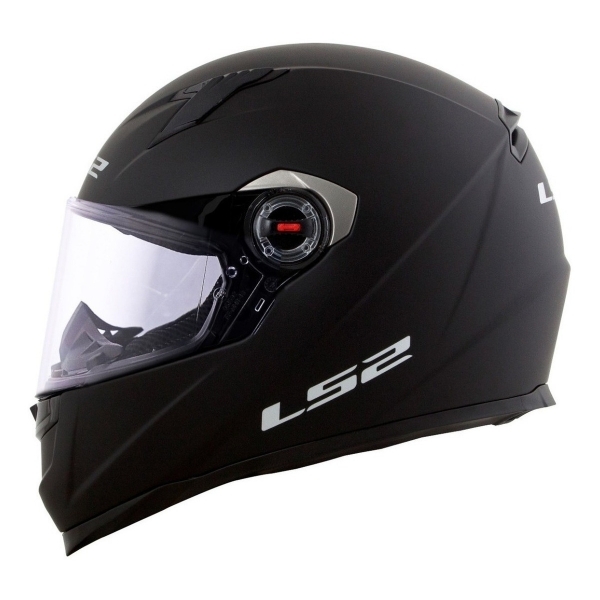 Capacete Moto Fechado Ls2 Ff358 Classic Monocolor Preto Fosco Esportivo Masculino Feminino
