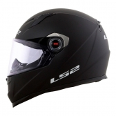Capacete Moto Fechado Ls2 Ff358 Classic Monocolor Preto Fosco Esportivo Masculino Feminino
