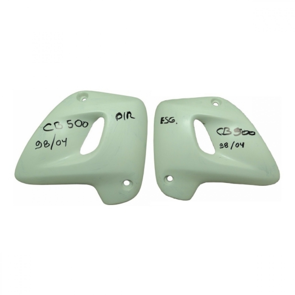 Par De Aba Aleta Lateral Tanque Moto Cb500 Cb 500 98/04 Carenagem Modelo Original S/ Pintura