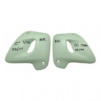 Par De Aba Aleta Lateral Tanque Moto Cb500 Cb 500 98/04 Carenagem Modelo Original S/ Pintura