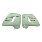 Par De Aba Aleta Lateral Tanque Moto Cb500 Cb 500 98/04 Carenagem Modelo Original S/ Pintura