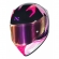 Capacete Moto Feminino Norisk Flow Run Roxo Rosa C/ Spoiler + Viseira Extra