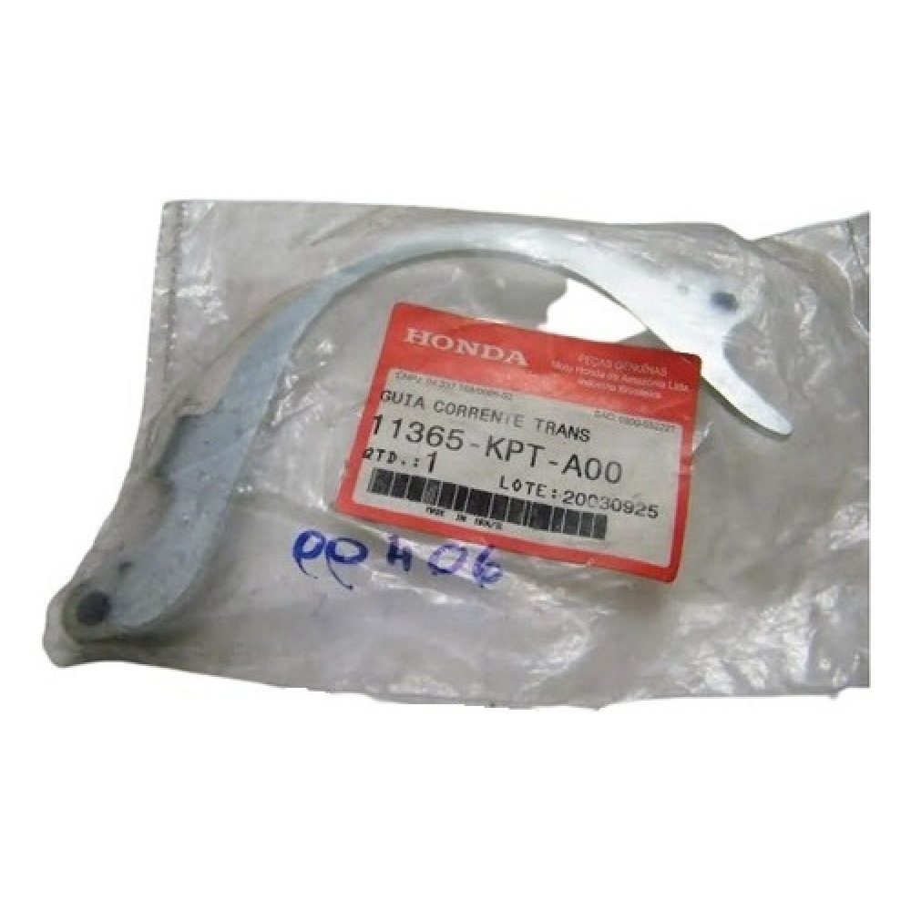 Guia Corrente Tampa Pinhão Moto Nxr Bros 150 2006 2007 2008 2009 2010 Original Honda