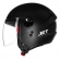 Capacete Moto Aberto Fly F17 F-17 Hg Jet Classic Masculino Feminino Preto C/ Selo Inmetro - Preto Fosco