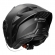 Capacete Moto Aberto Ls2 Of616 S Airflow II Black Preto Fosco C/ Aerofólio Masculino Feminino