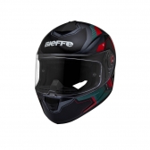Capacete Moto Bieffe b12 B-12 Evolve Grafite Vermelho Esportivo C/ Aerofólio Lançamento