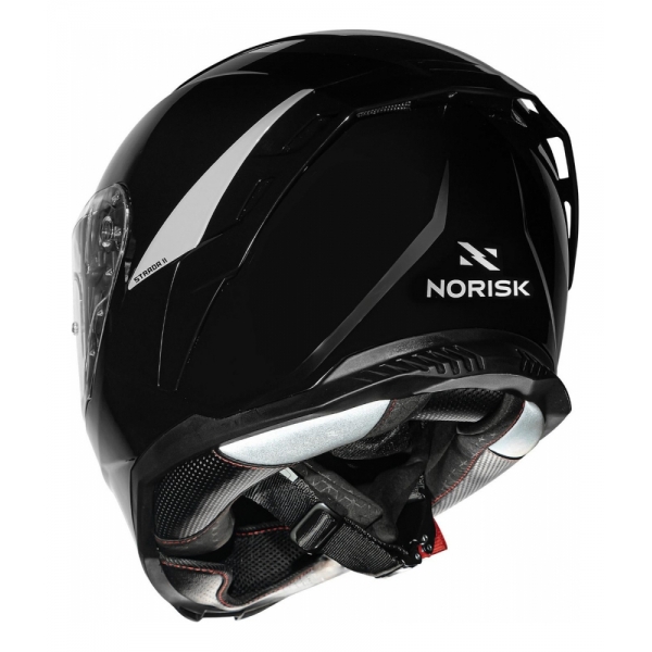 Capacete Moto Norisk Strada 2 Evoque St Monocolor Preto C/ Óculos Interno Masculino Feminino
