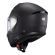 Capacete Moto Articulado Robocop Texx Kratos Classic Solid Escamoteável C/ Óculos - Preto Fosco