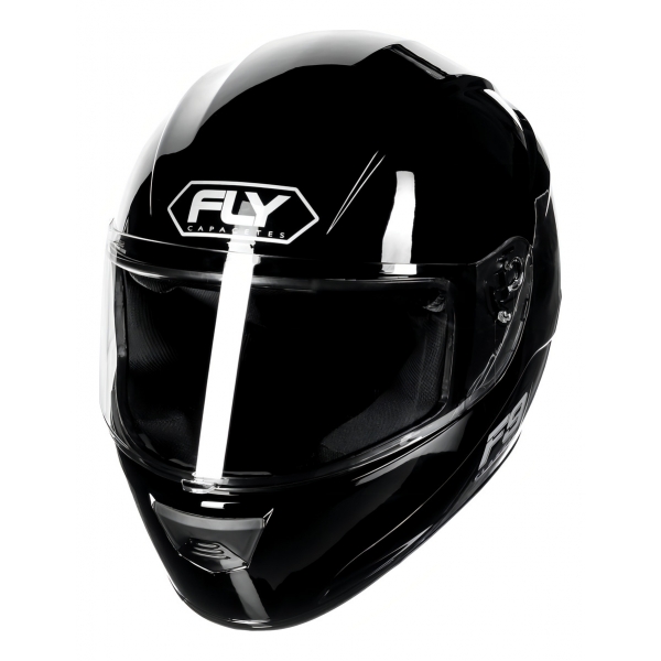 Capacete Moto Fechado Fly F9 Hg Classic Masculino Feminino Preto C/ Selo Inmetro - Preto Brilho