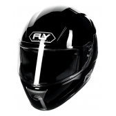 Capacete Moto Fechado Fly F9 Hg Classic Masculino Feminino Preto C/ Selo Inmetro - Preto Brilho