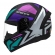 Capacete Moto Feminino Peels Spike 1St Ls Star 2 Estrela Roxo Rosa C/ Selo Inmetro Lançamento